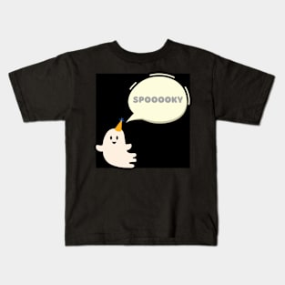 Just a ghost being spooky Kids T-Shirt